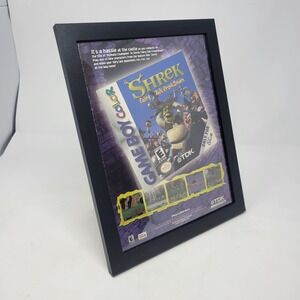 Vintage 2001 Shrek: Fairy Tale Freak Down Print Ad Art Game Boy‎ Color